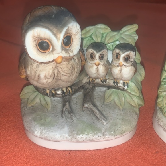 Vintage OWL 🦉 Mom / Dad and baby figurine set ….. SUPER CUTE!!!! - Picture 2 of 6